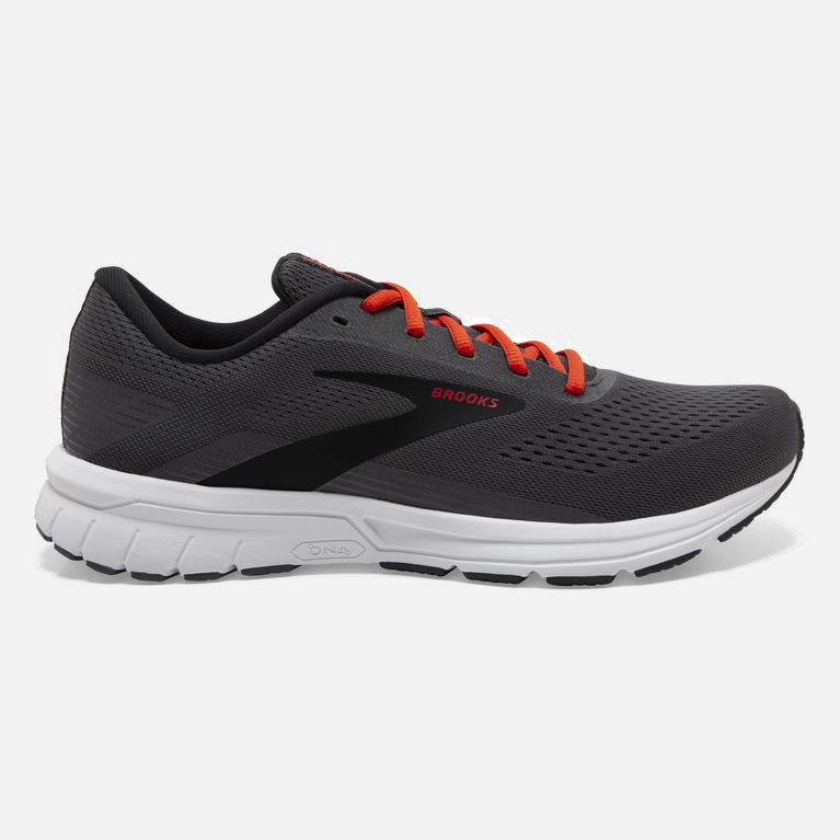 Brooks Signal 3 Australia - Men's Road Running Shoes - Blackened Pearl/Black/Red Clay (481039-QJE)